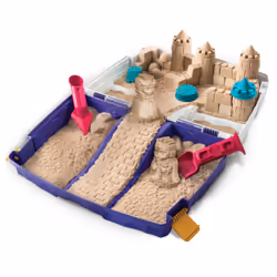 Kinetic Sand , Folding Sand Box with 2lbs of and Mold and Tools - Additional view 4