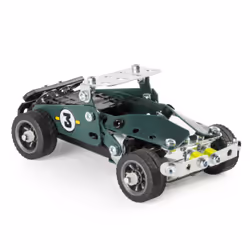 Meccano by Erector 5 in 1 Roadster Pull Back Car Building Kit, STEM Engineering Education Toy for Ages 8 and up - Additional view 4