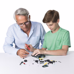 Meccano by Erector 5 in 1 Roadster Pull Back Car Building Kit, STEM Engineering Education Toy for Ages 8 and up - Additional view 5