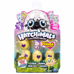 Hatchimals CollEGGtibles 4 Pack + Bonus - Season 3