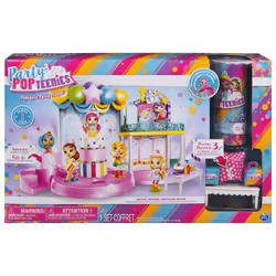 Party Popteenies Poptastic Party Playset with Confetti, Exclusive Collectible Mini Doll and Accessories, 4 yr(s)