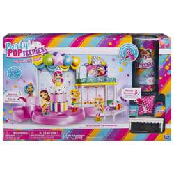 Party Popteenies Poptastic Party Playset with Confetti, Exclusive Collectible Mini Doll and Accessories