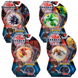 Bakugan Ultra, Haos Lupitheon, 3-inch Collectible Action Figure and Trading Card, for Ages 6 and Up, Battling spinning top, 6 ...