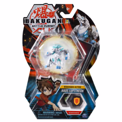 Bakugan Ultra, Haos Lupitheon, 3-inch Collectible Action Figure and Trading Card, for Ages 6 and Up