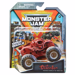 Monster Jam , Official Earth Shaker Monster Truck, Die-Cast Vehicle, Show Time Series, 1:64 Scale