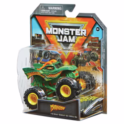 Monster Jam , Official Earth Shaker Monster Truck, Die-Cast Vehicle, Show Time Series, 1:64 Scale - Additional view 5