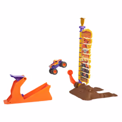 Monster Jam El Toro Loco Big Air Challenge Playset with Exclusive Monster Truck, Over 20-Inch Tall, 1:64 Scale, Kids Toys for Boys Ages 3 and up - Additional view 4
