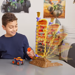 Monster Jam El Toro Loco Big Air Challenge Playset with Exclusive Monster Truck, Over 20-Inch Tall, 1:64 Scale, Kids Toys for Boys Ages 3 and up - Additional view 7