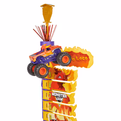 Monster Jam El Toro Loco Big Air Challenge Playset with Exclusive Monster Truck, Over 20-Inch Tall, 1:64 Scale, Kids Toys for Boys Ages 3 and up - Additional view 8