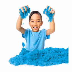 Kinetic Sand , The Original Moldable Sensory Play Sand, Blue, 2 lb. Resealable Bag, Ages 3+