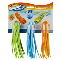 SwimWays SquiDivers Kids Pool Diving Toys, 3 Pack, Bath Toys & Pool Party Supplies for Kids Ages 5 and Up