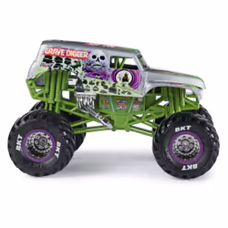 Monster Jam , Official Grave Digger Monster Truck, Die-Cast Vehicle, 1:24 Scale