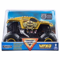 Monster Jam , Official Max D Monster Truck, Die-Cast Vehicle, 1:24 Scale, Truck, 3 yr(s), Multicolour