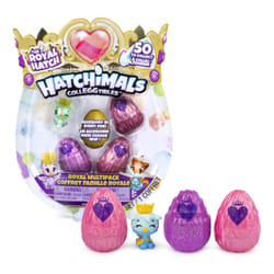 Hatchimals CollEGGtibles, Royal Multipack with 4 and Accessories, for Kids Aged 5 and Up (Styles May Vary)