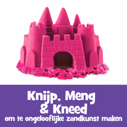 Kinetic Sand , The Original Moldable Sensory Play Sand, Pink, 2 lb. Resealable Bag, Ages 3+ - Additional view 2