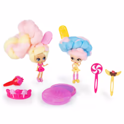 Candylocks , BFF 2-Pack, Kerry Berry and Beau Nana, Scented Collectible Dolls with Accessories