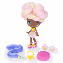 Candylocks , 7-Inch Lacey Lemonade, Sugar Style Deluxe Scented Collectible Doll with Accessories