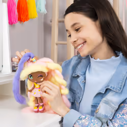 Candylocks , 7-Inch Lacey Lemonade, Sugar Style Deluxe Scented Collectible Doll with Accessories