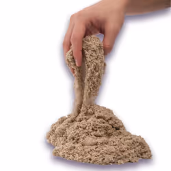 Kinetic Sand , The Original Moldable Sensory Play Sand, Brown, 2 lb. Resealable Bag, Ages 3+
