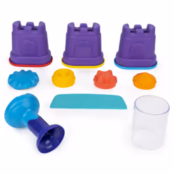 Kinetic Sand , Rainbow Mix Set with 3 Colors of (13.5oz) and 6 Tools, Play Sand Sensory Toys for Kids Ages 3 and up