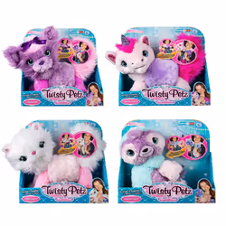 Twisty Petz Cuddlez, Snowpuff Unicorn Transforming Collectible Plush for Kids Aged 4 and Up, Toy animals, 4 yr(s)