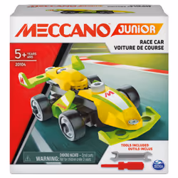 Meccano Junior, Race Car STEAM Model Building Kit, for Kids Aged 5 and Up, 5 yr(s), 272.155 g