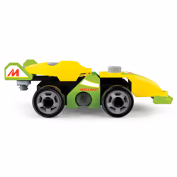 Meccano Junior, Race Car STEAM Model Building Kit, for Kids Aged 5 and Up