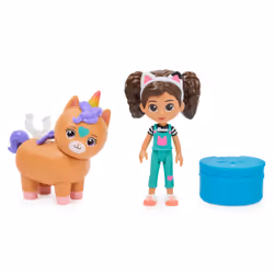 Gabby's Dollhouse , Gabby Girl and Kico the Kittycorn Toy Figures Pack, with Accessories and Surprise Kids Toys for Ages 3 and up