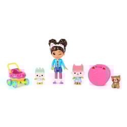 Gabby's Dollhouse , Kitty Care Figure Set with Gabby, Baby Box, Baby Benny Box, Surprise Toys & Dollhouse Accessories, Kids Toys for Girls & Boys 3+
