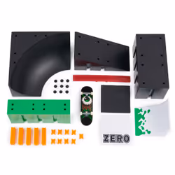 Tech Deck , Bowl Builder 2.0 X-Connect Park Creator, Customizable and Buildable Ramp Set with Exclusive Fingerboard, Kids Toy for Ages 6 and up