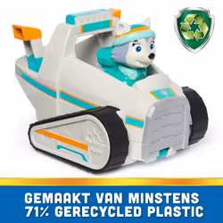 PAW Patrol , Everest’s Snow Plow, Toy Car with Collectible Action Figure, Sustainably Minded Kids Toys for Boys & Girls Ages 3 and Up