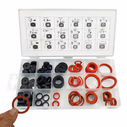 141 PCS Rubber Sealing Washer Kit with 225 PCS Faucet O-Rings Gasket Seal Assortment Set 34 Different Assorted Sizes