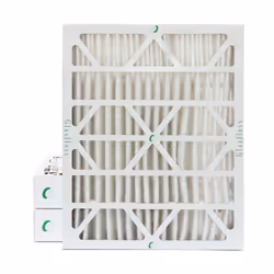 Glasfloss 16x20x4 MERV 10 (FPR 5-6) 4"""" Inch Pleated Air Filters Box of 3. Actual Size: 15-1/2 x 19-1/2 x 3-3/4