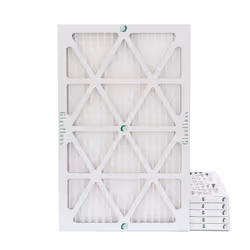 Glasfloss 16x24x1 MERV 10 (FPR 5-6) Pleated Air Filters Box of 6. Actual Size: 15-1/2 x 23-1/2 x 7/8