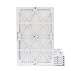 Glasfloss 16x24x1 MERV 10 (FPR 5-6) Pleated Air Filters Box of 6. Actual Size: 15-1/2 x 23-1/2 x 7/8
