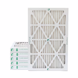 Glasfloss 16x24x2 MERV 10 (FPR 5-6) 2"""" Inch Pleated Air Filters Box of 6. Actual Size: 15-1/2 x 23-1/2 x 1-3/4