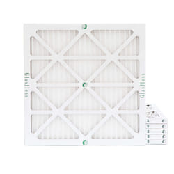 Glasfloss 20x20x1 MERV 10 (FPR 5-6) Pleated Air Filters Box of 6. Actual Size: 19-1/2 x 19-1/2 x 7/8