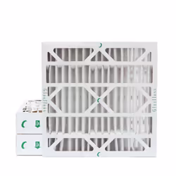 Glasfloss 20x20x4 MERV 10 (FPR 5-6) 4"""" Inch Pleated Air Filters Box of 3. Actual Size: 19-1/2 x 19-1/2 x 3-3/4