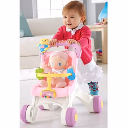 Fisher-Price M9523 Brilliant Basics Stroll-Along Walker