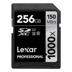 Lexar Professional 1000x 256GB SDXC UHS-II Card