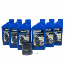 Yamaha New OEM F200 F225 F250 10W30 Oil Change Kit Yamalube LUB-MRNLG-KT-10