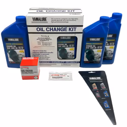 Yamaha New OEM F30-F70 10W30 Oil Change Kit  Yamalube  LUB-MRNSM-KT-10