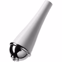 Croydex AJ177641 Classic White and Chrome Light Pull, 60mm