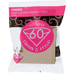 HARIO VCF-01-100M 1-Piece Box of Paper Filter for 01 Dripper Misarashi