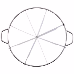 Winco 8-Cut Stainless Steel Pie Cutters Medium