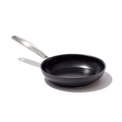 OXO Good Grips Pro 8"""" Frying Pan Skillet  3-Layered German Engineered Nonstick Coating  Dishwasher Safe  Oven Safe  Stainless Steel Handle  Black