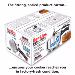 HAWKINS Stainless Steel 2.0 Litre Pressure Cooker