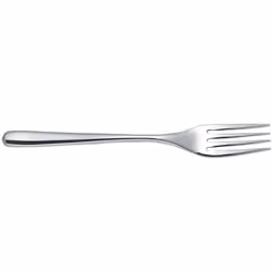 Alessi LCD012R4 Caccia Table Fork 4 Prongs Silver