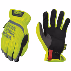 Mechanix Wear: Hi-Viz FastFit Work Gloves with Secure Fit Elastic Cuff Reflective and High Visibility Touchscreen Capable ...