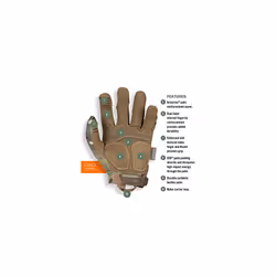 Mechanix Wear: M-Pact Gloves with Secure Fit, Touchscreen Capable Safety Gloves for Men, Work Gloves with Impact Protection and Vibration Absorption - Additional view 9